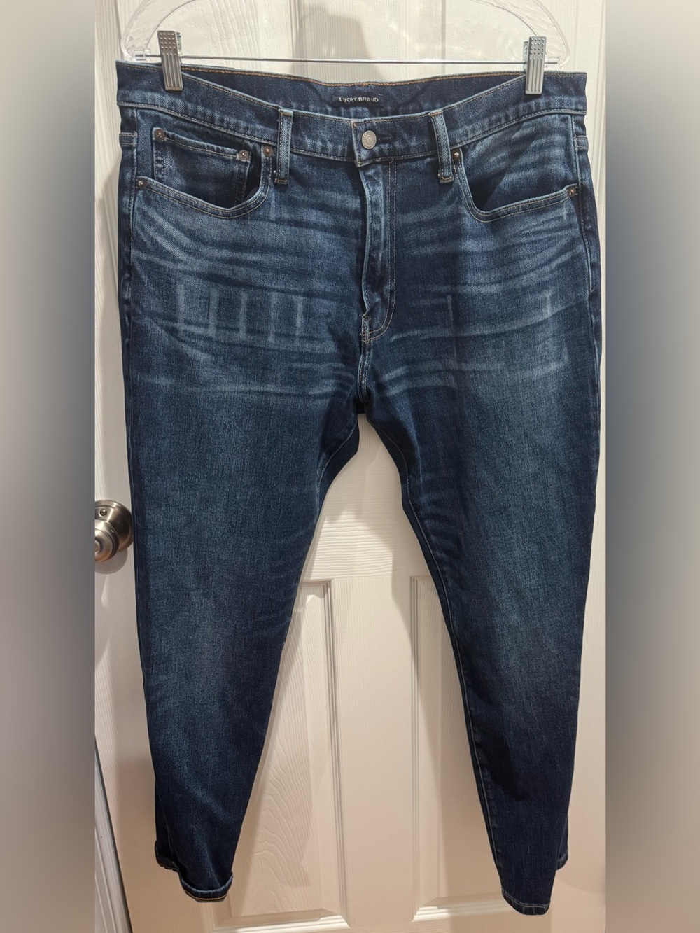 NWOT Lucky Brand Men's Dark Blue Slim Fit Jeans Size 36W 30L